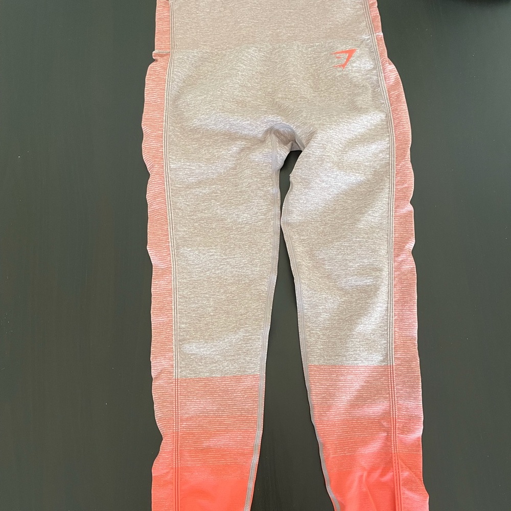 Gymshark peach ombré leggings